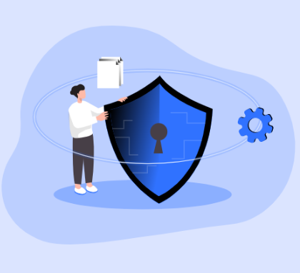 Illustration protection cybersécurité